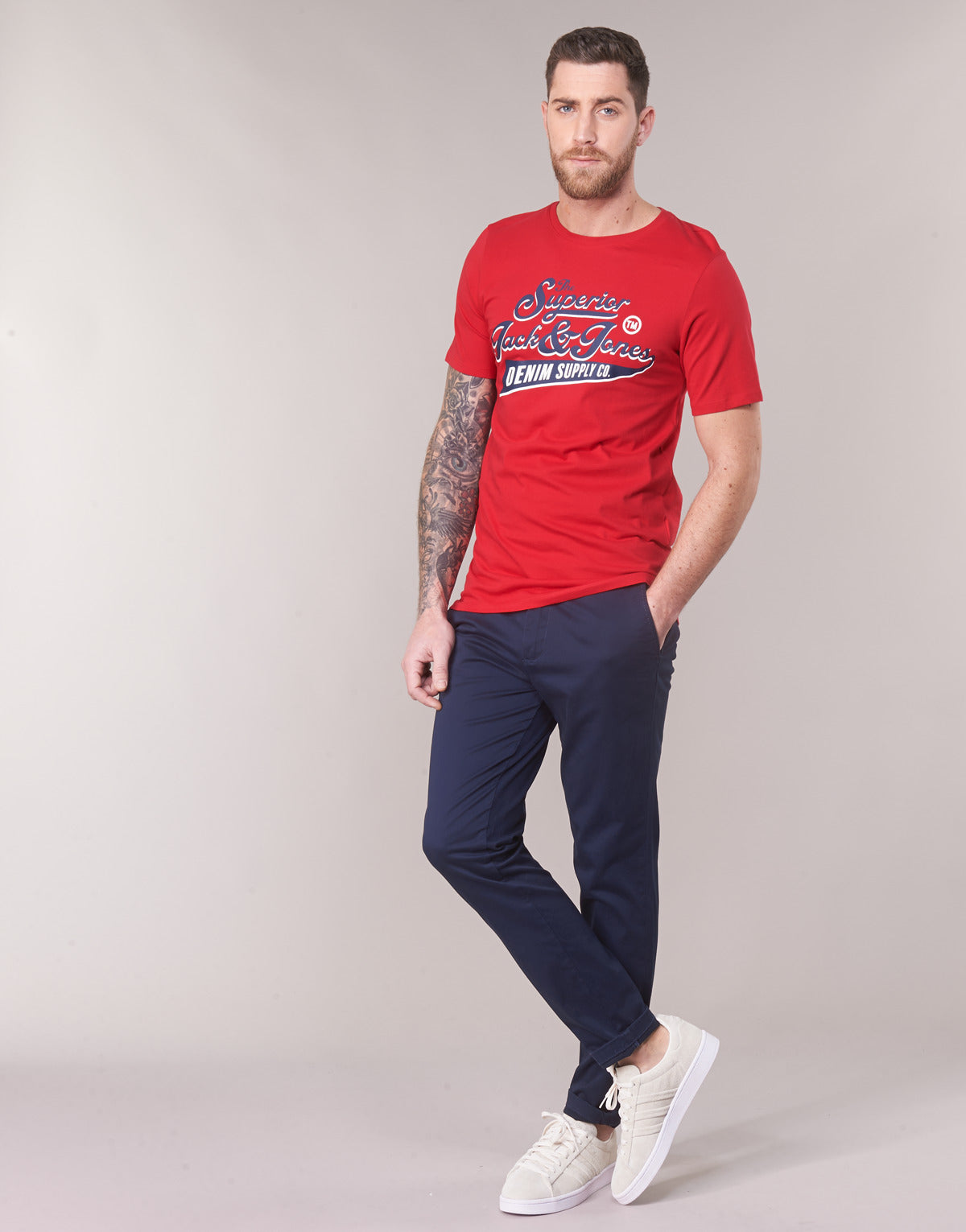 Pantalone Chino Uomo Jack & Jones  JJIMARCO  Blu