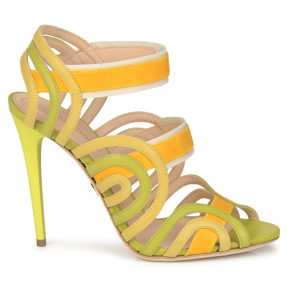 Sandali Donna Roberto Cavalli  RPS691  Giallo