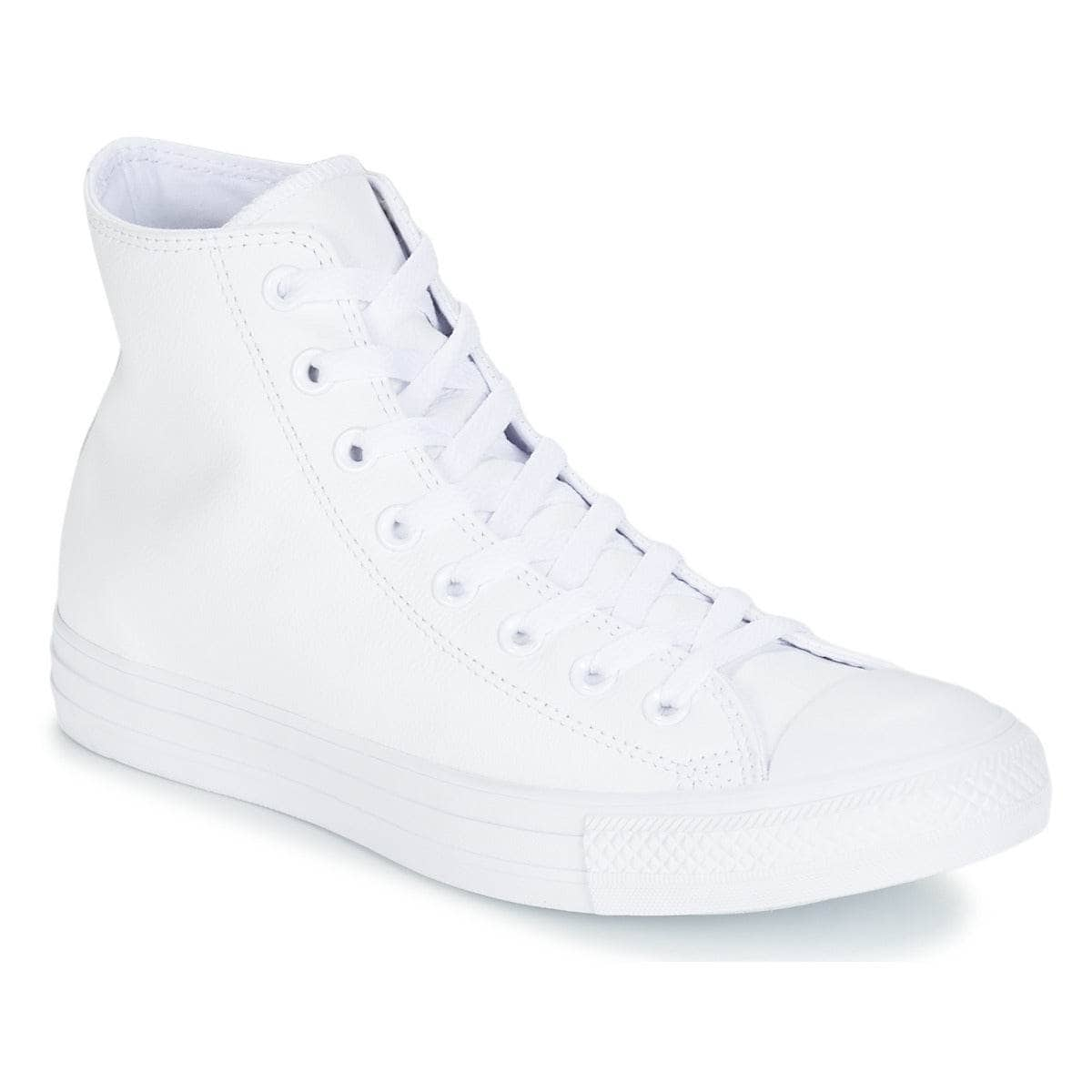 Sneakers alte Donna Converse  ALL STAR MONOCHROME CUIR HI  Bianco