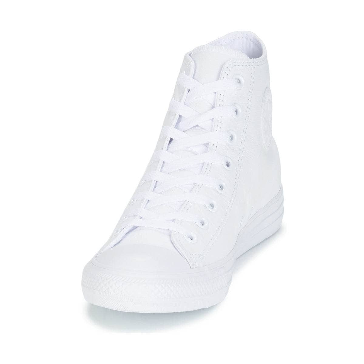 Sneakers alte Donna Converse  ALL STAR MONOCHROME CUIR HI  Bianco