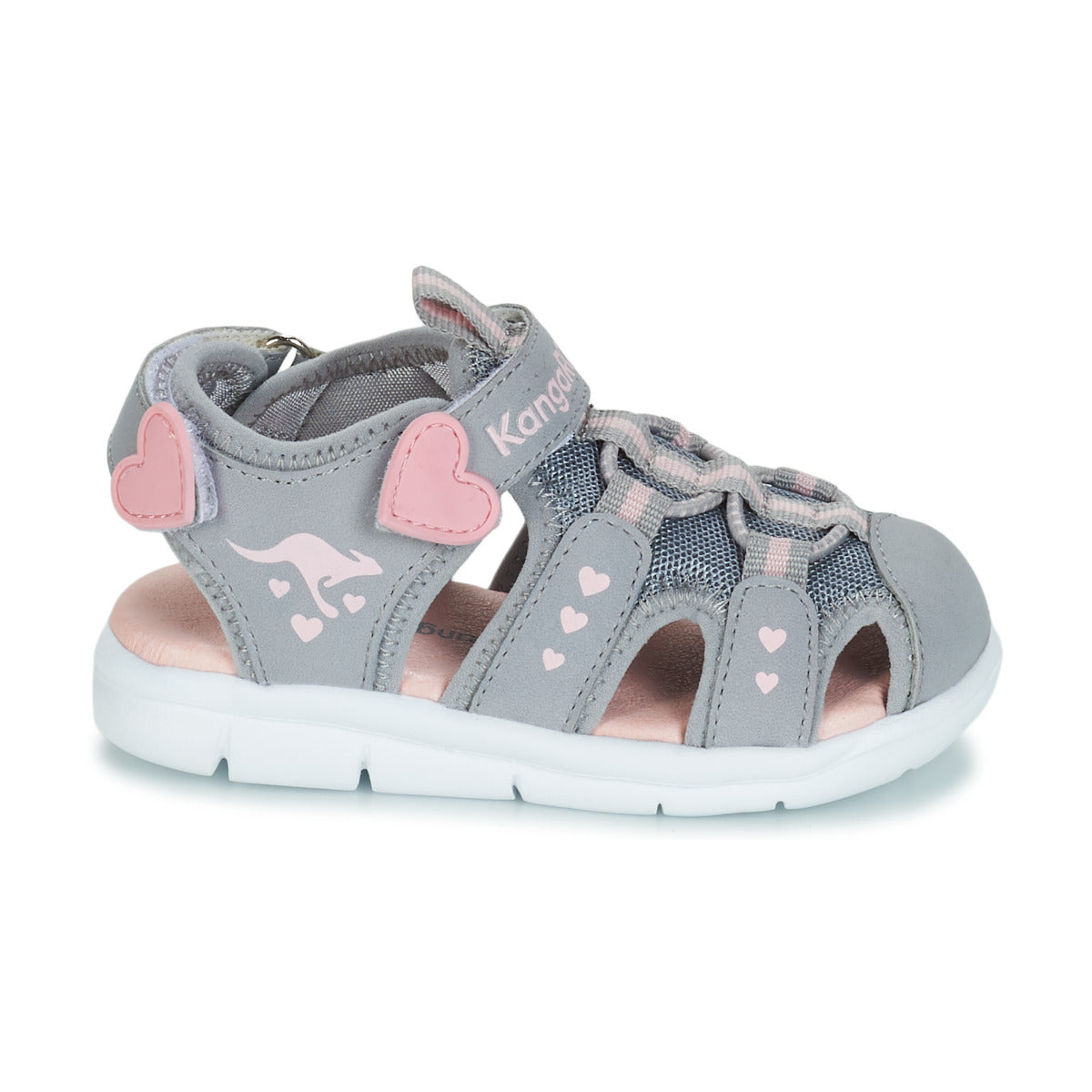 Sandali bambini ragazza Kangaroos  K-Mini  Grigio