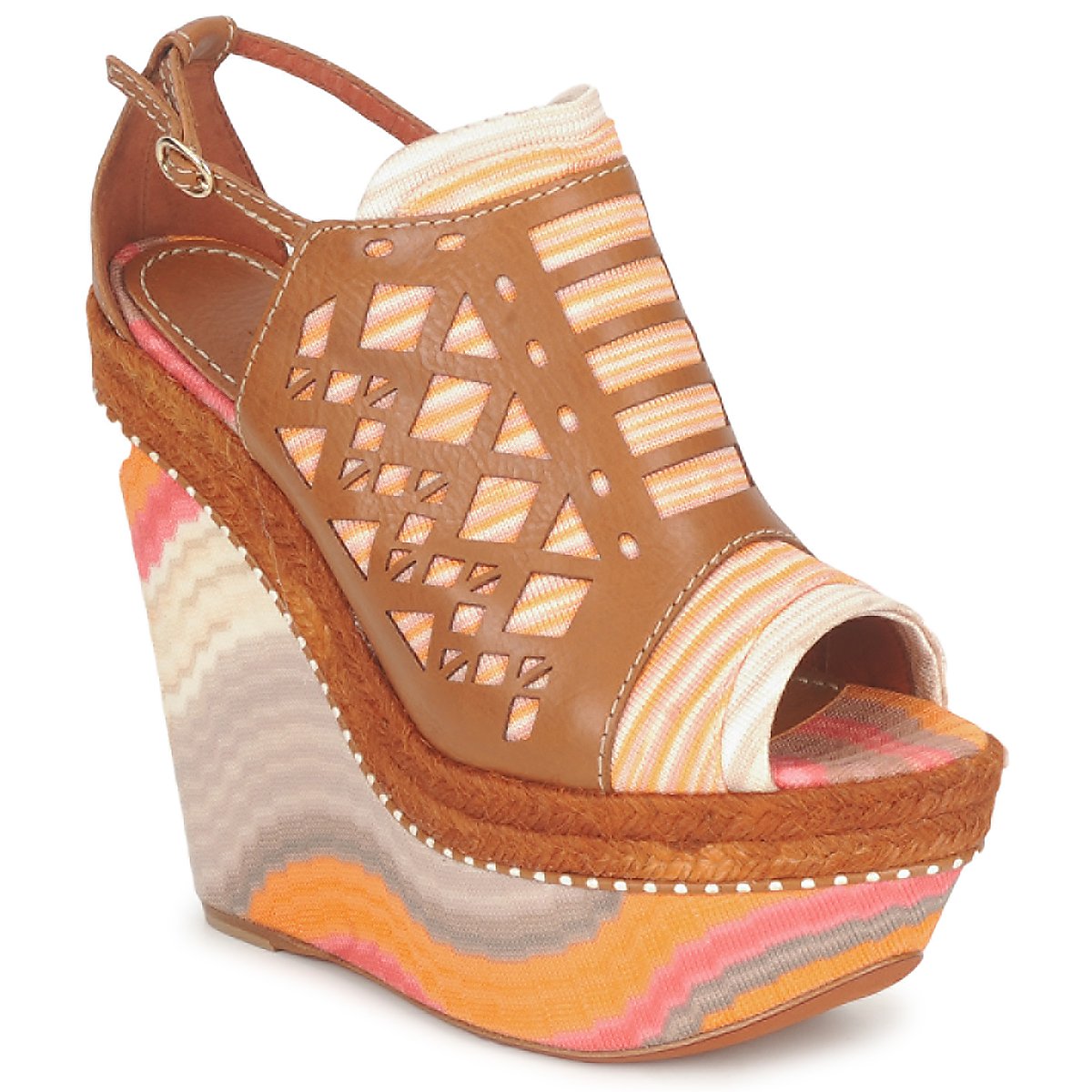 Sandali Donna Missoni  TM22  Marrone