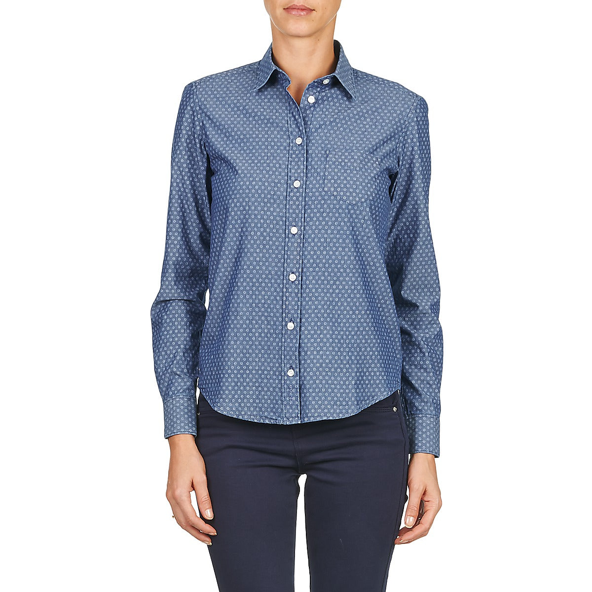 Camicia Donna Gant  EXUNIDE  Blu