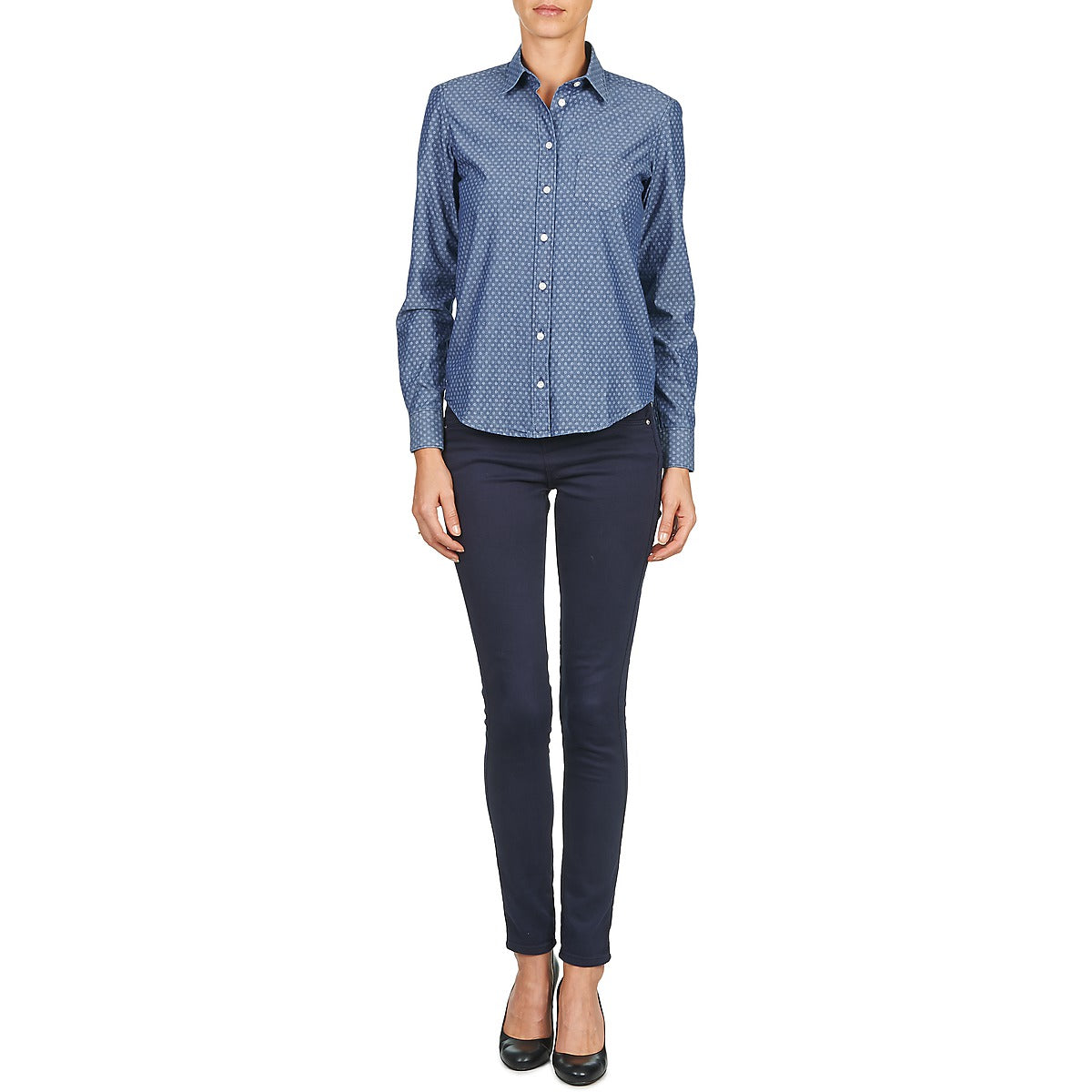 Camicia Donna Gant  EXUNIDE  Blu