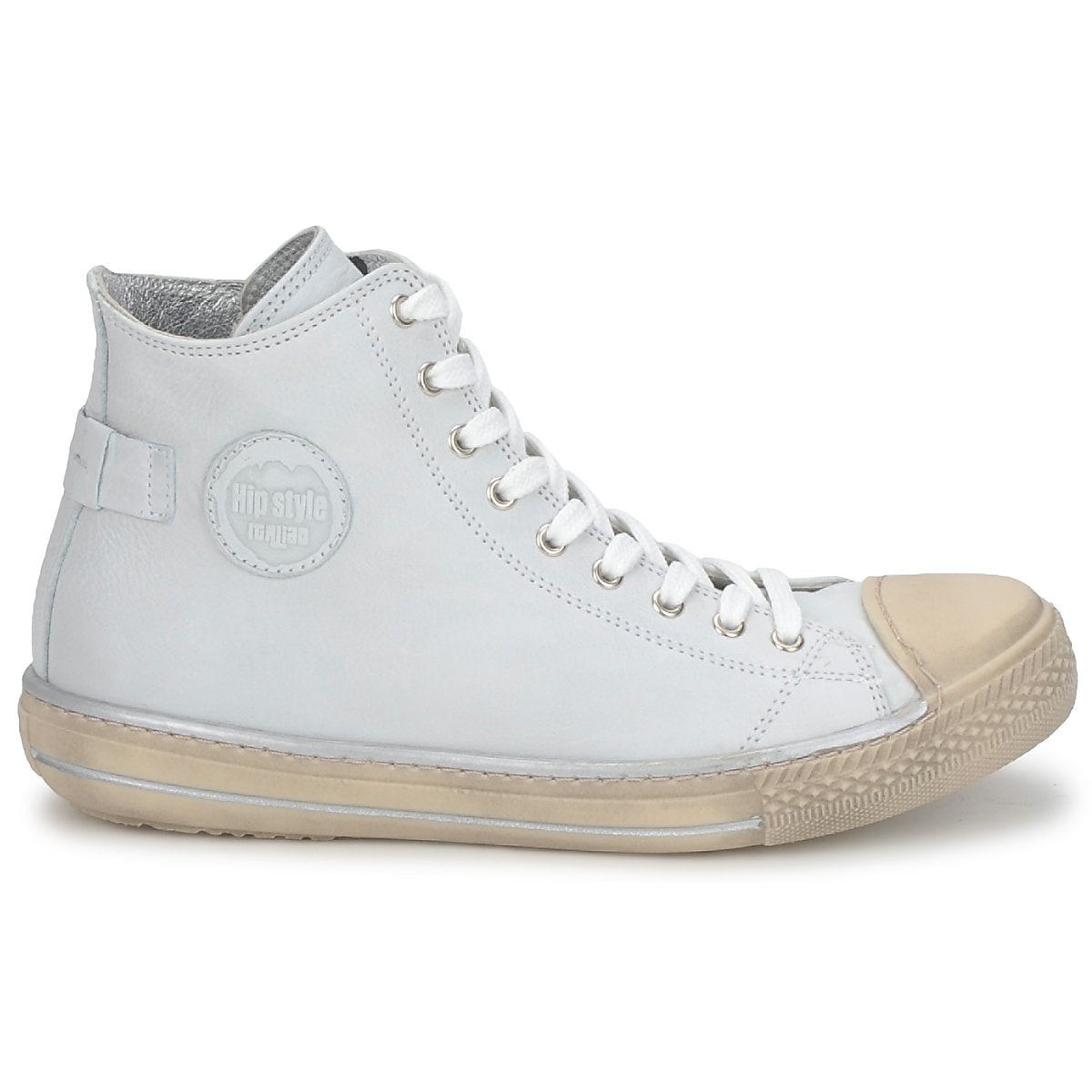 Scarpe bambini ragazzo Hip  LOUGO  Bianco