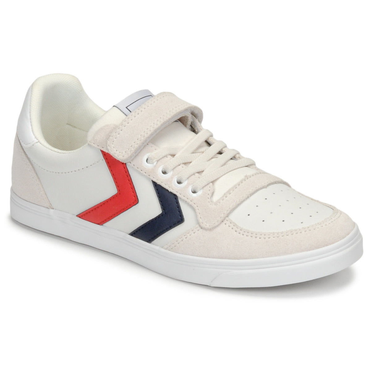 Scarpe bambini ragazza hummel  SLIMMER STADIL LEATHER LOW JR  Bianco