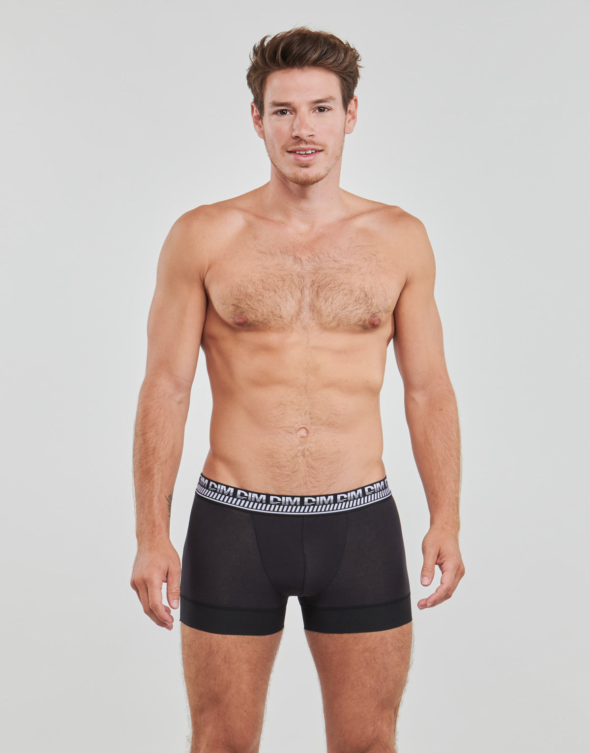 Boxer Uomo DIM  3D FLEX STAY   FIT X 2  Nero