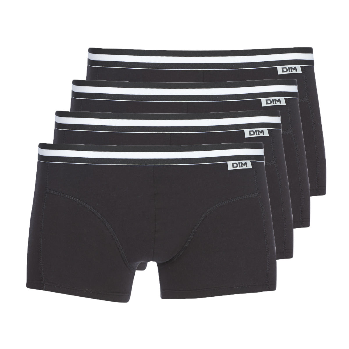 Boxer Uomo DIM  ECODIM COTON X 4  Nero