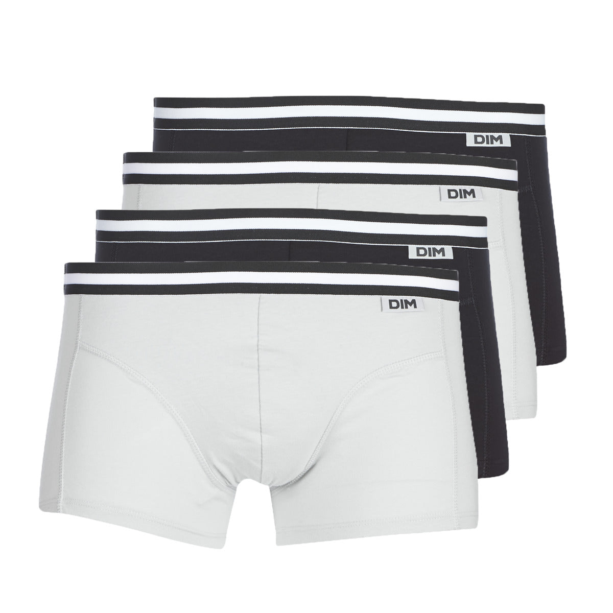 Boxer Uomo DIM  ECODIM COTON X 4  Nero