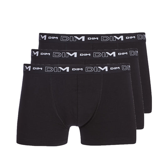 Boxer Uomo DIM  COTON STRETCH X3  Nero