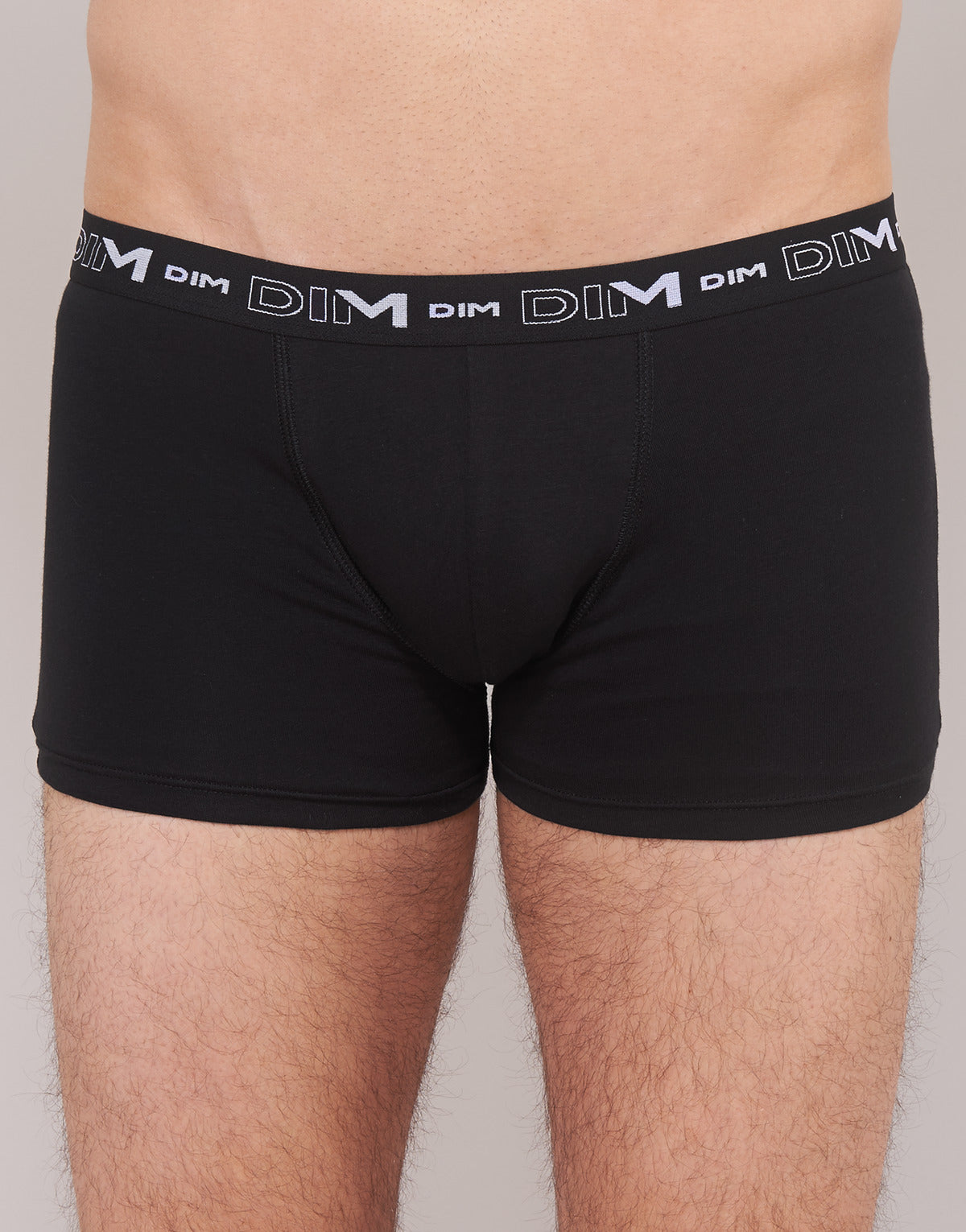 Boxer Uomo DIM  COTON STRETCH X3  Nero