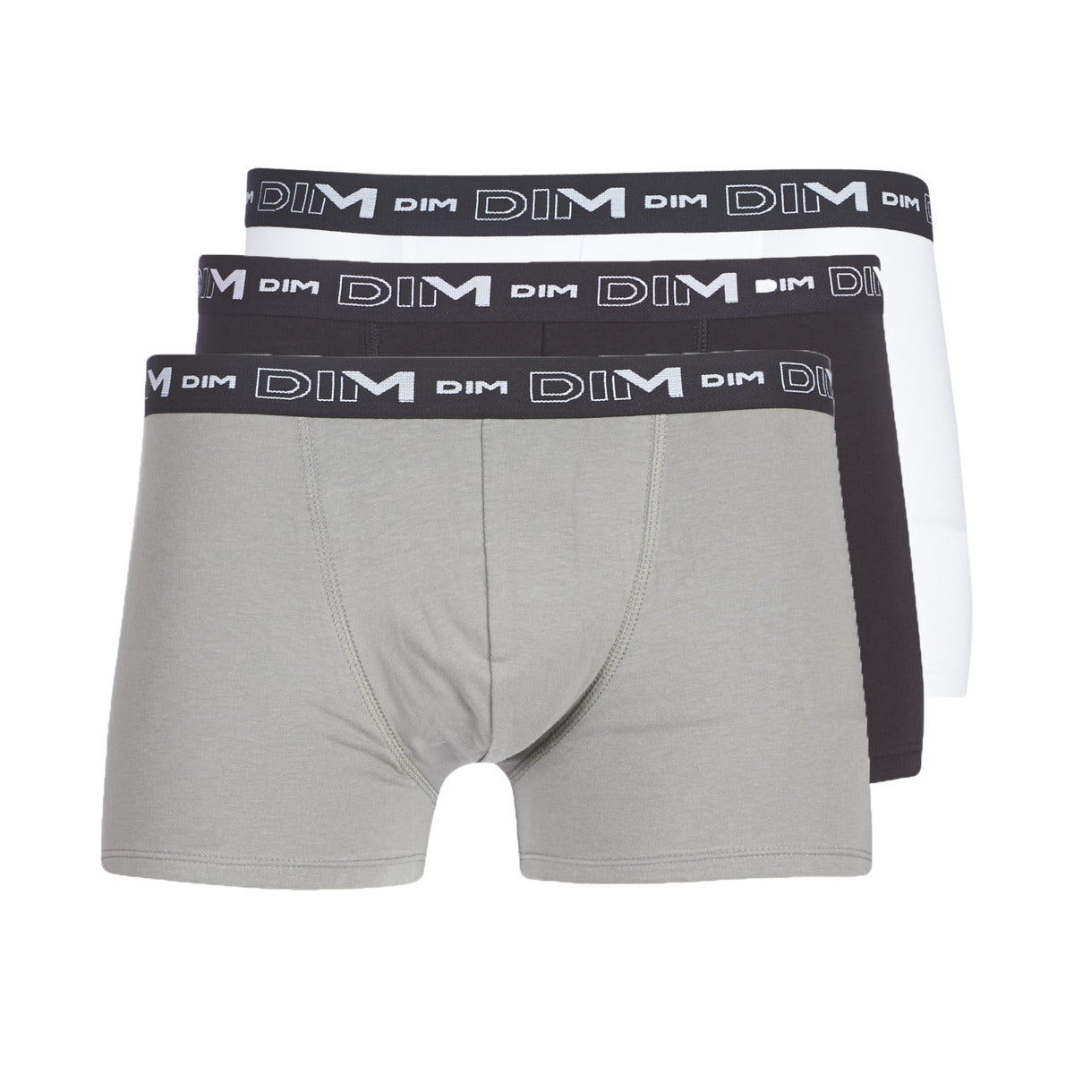 Boxer Uomo DIM  COTON STRETCH X3  Nero