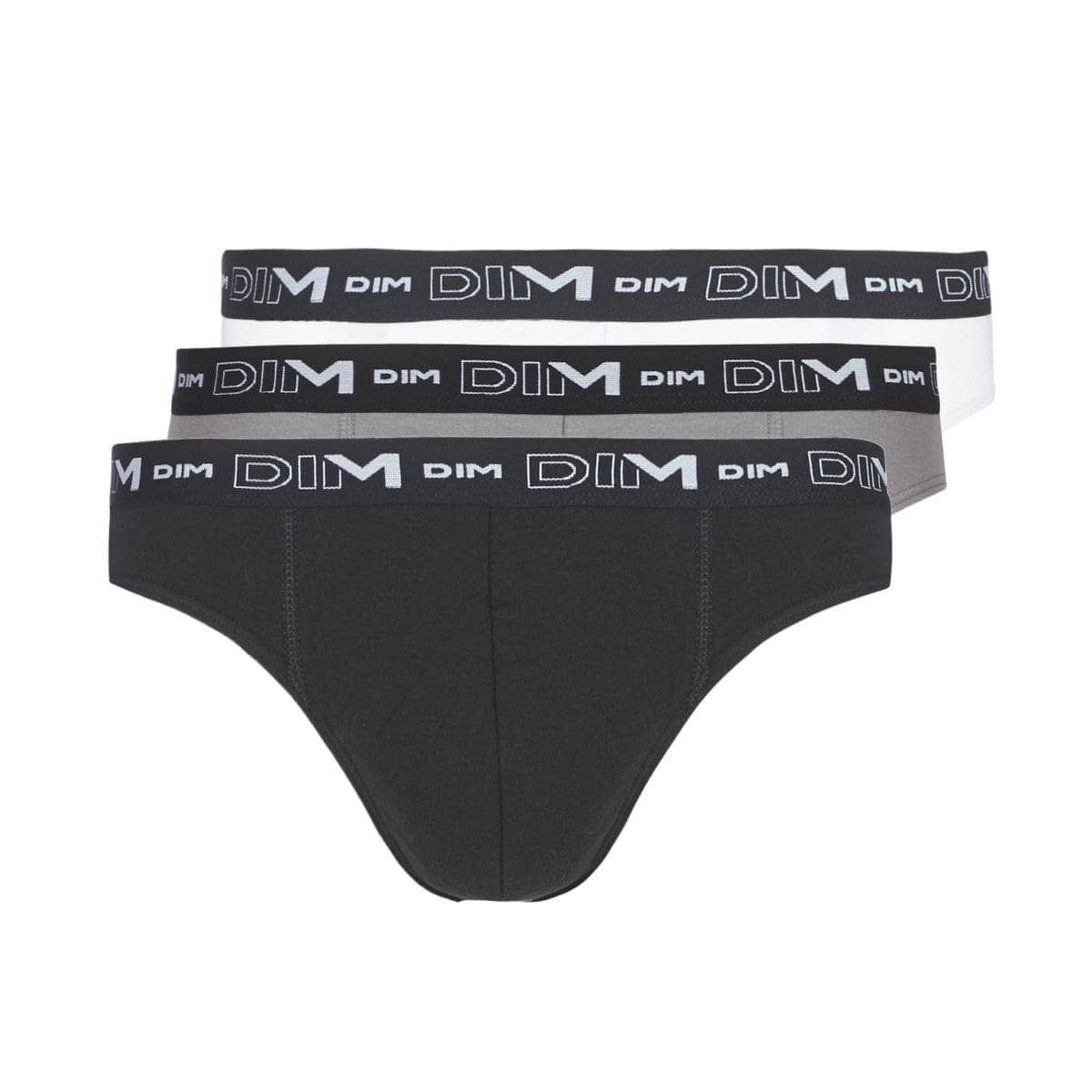 Slip Uomo DIM  COTON STRETCH X3  Nero