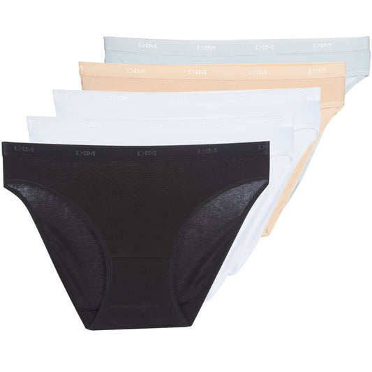 Culotte e slip Donna DIM  ECODIM COTON X 5  Nero