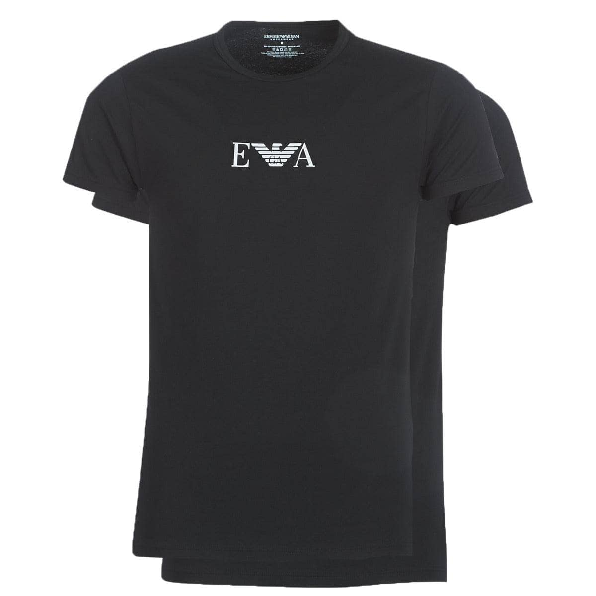 T-shirt Uomo Emporio Armani  CC715-PACK DE 2  Nero