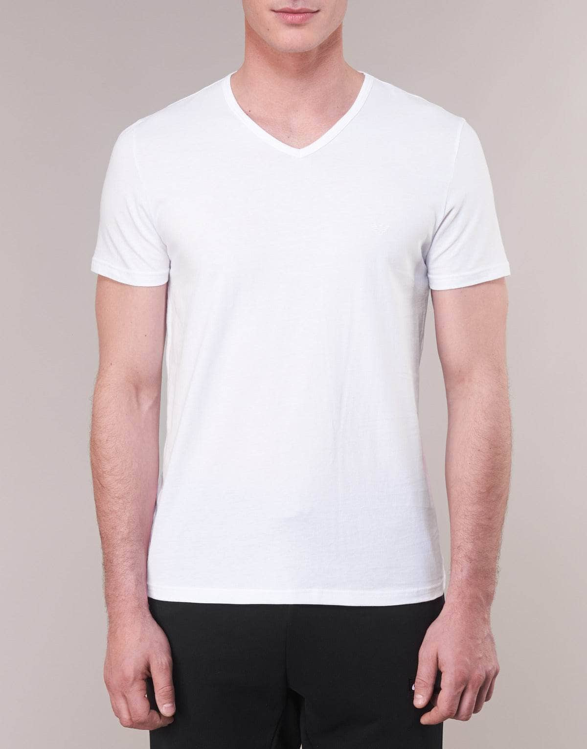 T-shirt Uomo Emporio Armani  CC722-PACK DE 2  Bianco