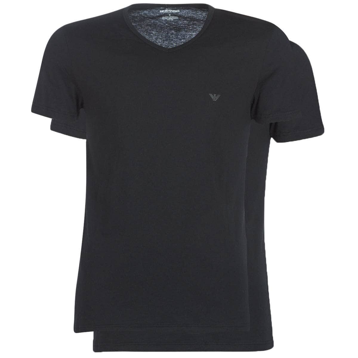 T-shirt Uomo Emporio Armani  CC722-PACK DE 2  Nero