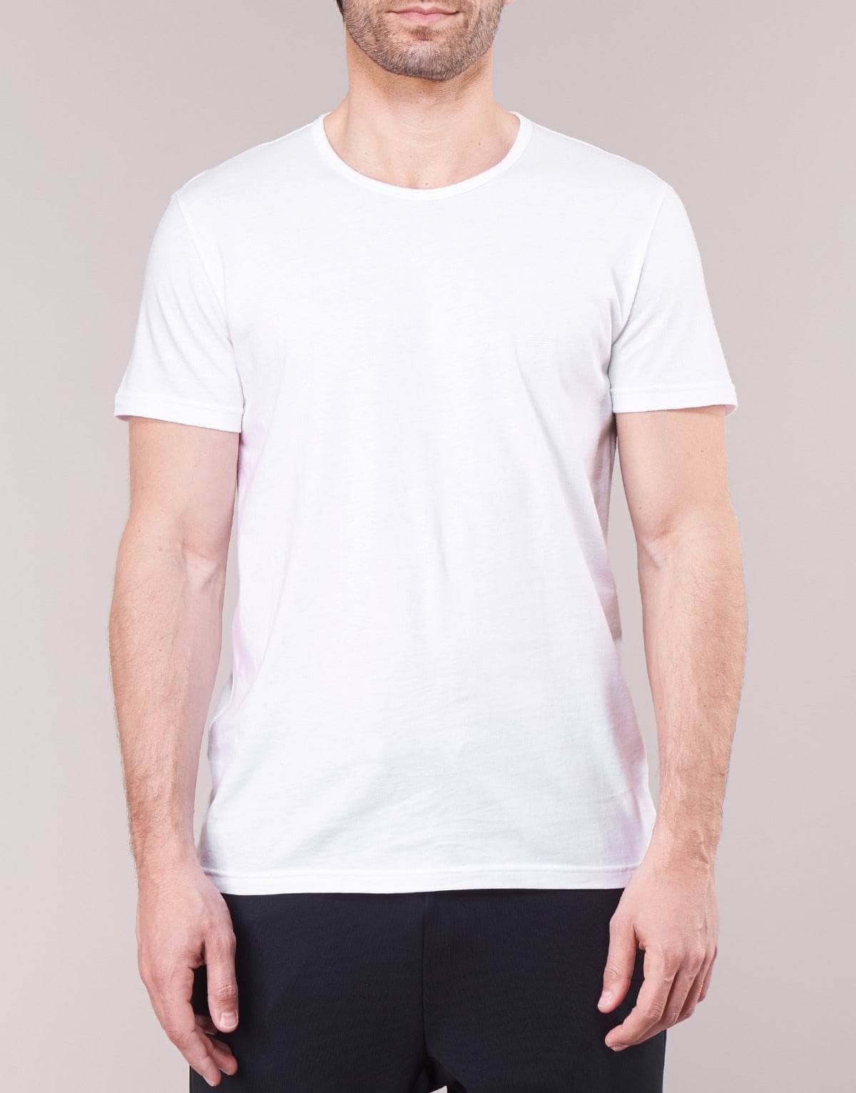 T-shirt Uomo Emporio Armani  CC722-PACK DE 2  Bianco