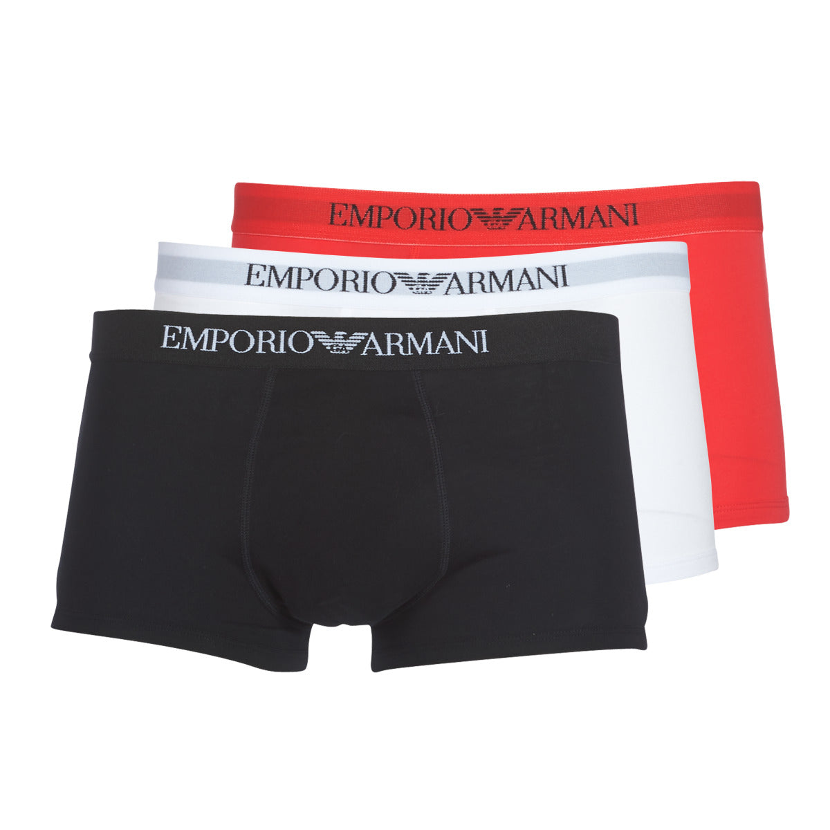 Boxer Uomo Emporio Armani  CC722-PACK DE 3  Rosso