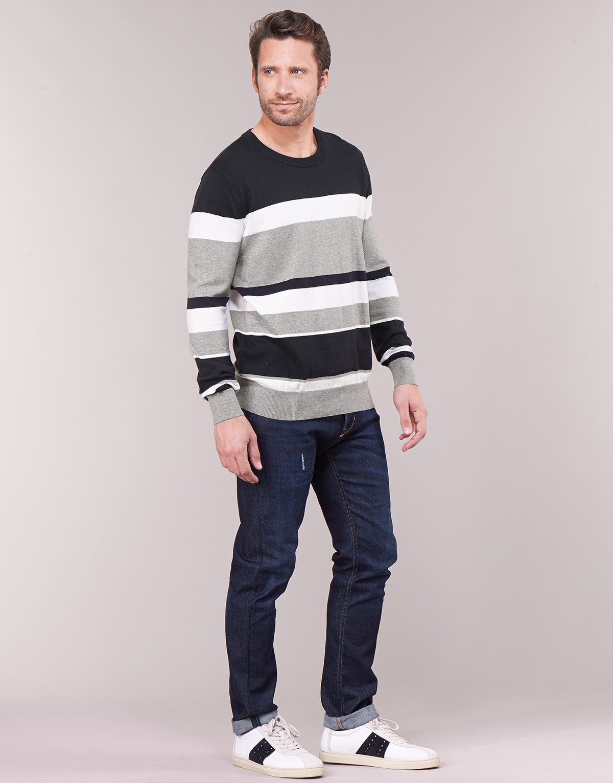 Maglione Uomo Casual Attitude  LORISS  Nero