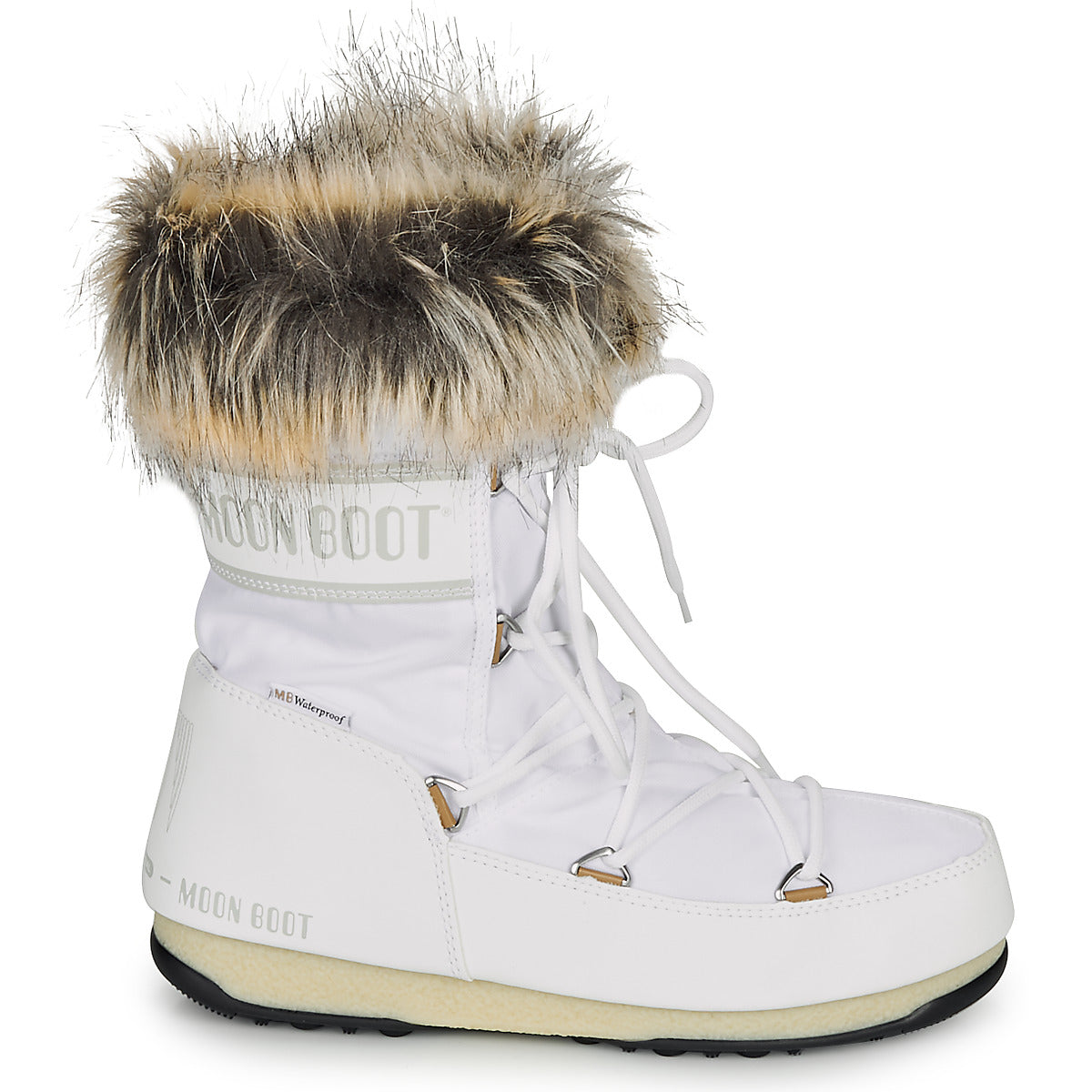 Scarpe da neve Donna Moon Boot  MOON BOOT MONACO LOW WP 2  Bianco