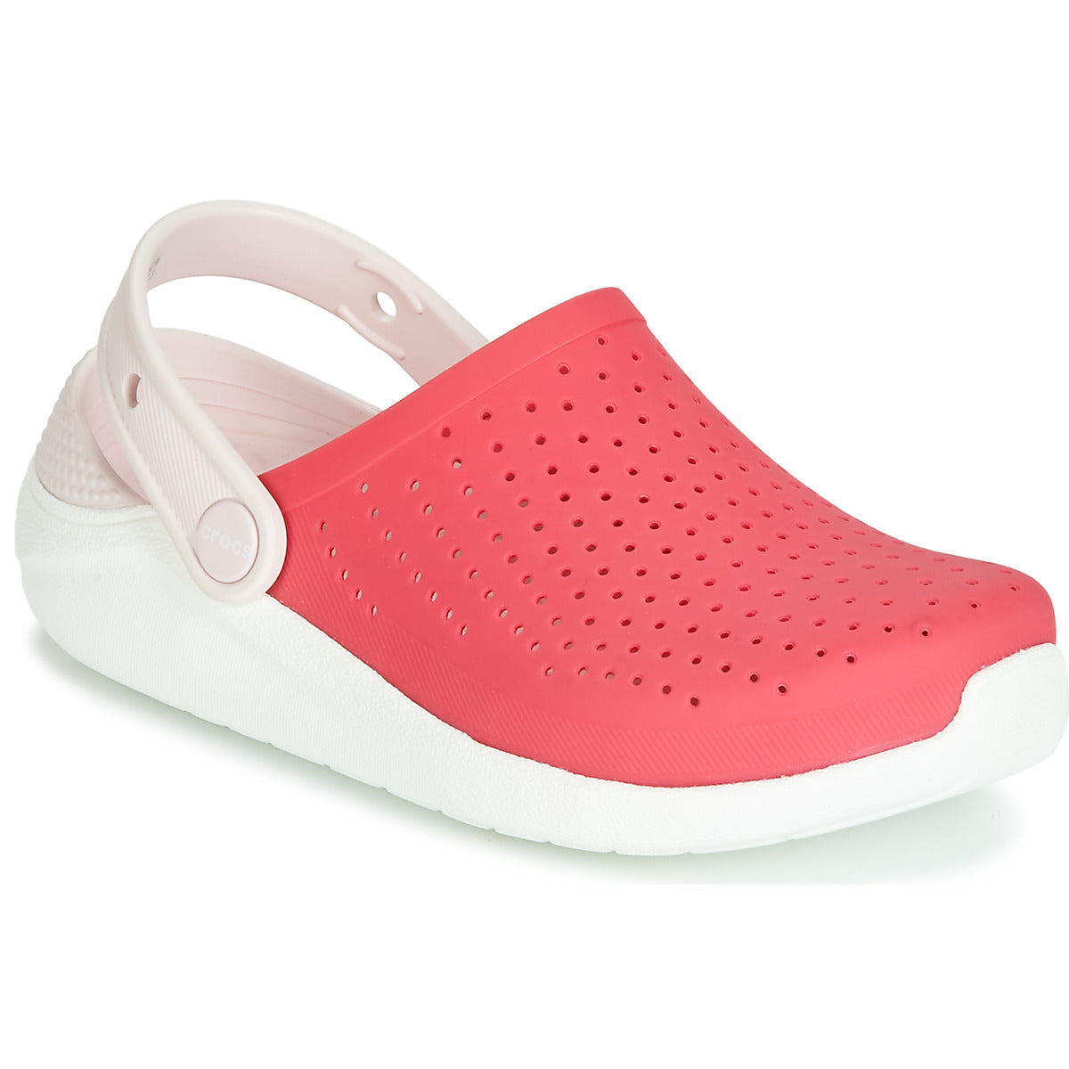 Scarpe bambini ragazza Crocs  LITERIDE CLOG K  Rosso