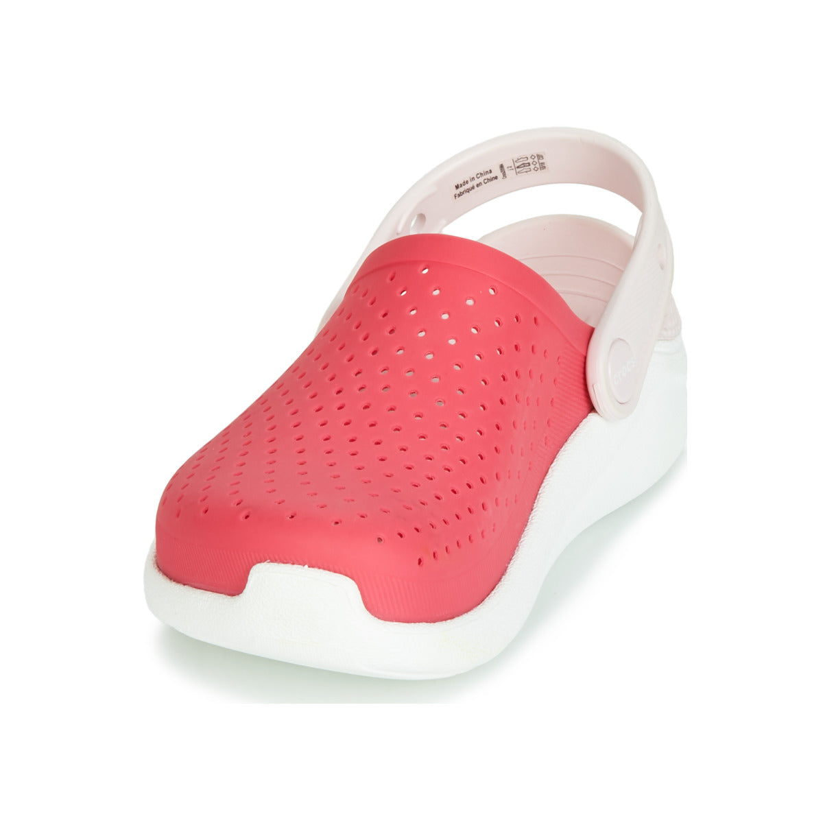 Scarpe bambini ragazza Crocs  LITERIDE CLOG K  Rosso