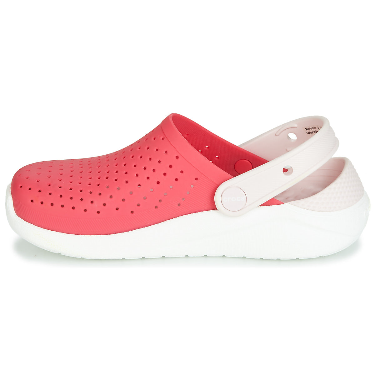 Scarpe bambini ragazza Crocs  LITERIDE CLOG K  Rosso