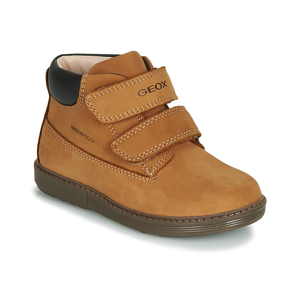 Stivaletti bambini ragazzo Geox  B HYNDE BOY WPF  Marrone