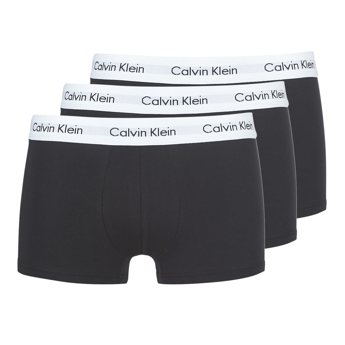 Boxer Uomo Calvin Klein Jeans  COTTON STRECH LOW RISE TRUNK X 3  Nero