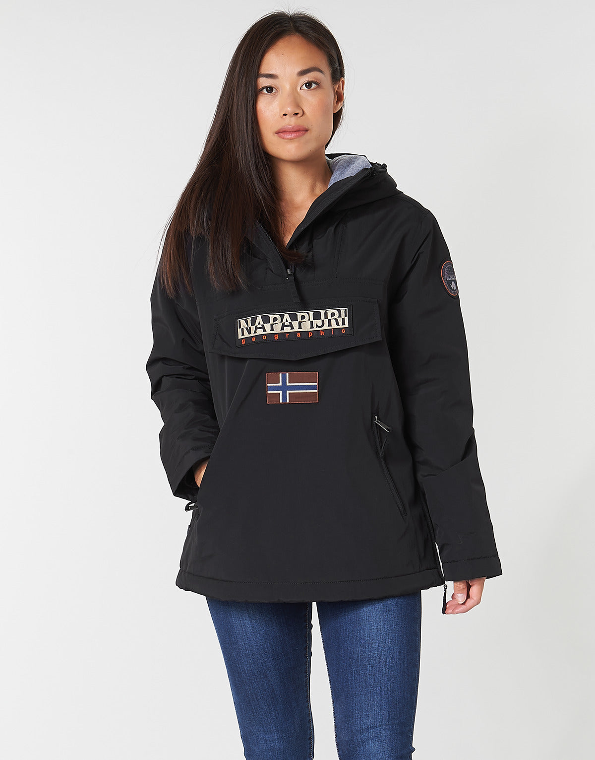 Parka Donna Napapijri  RAINFOREST POCKET  Nero