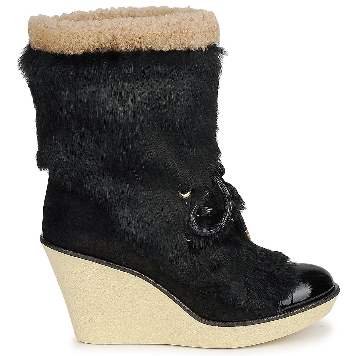 Stivaletti Donna Sonia Rykiel  HAIRY  Nero