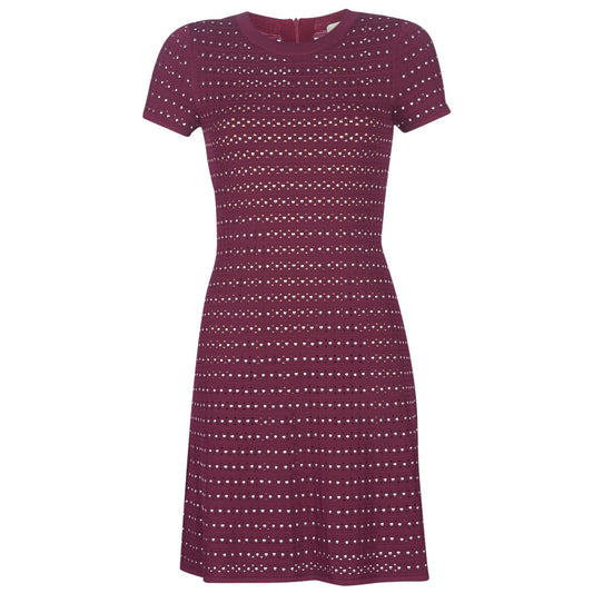 Abito corto Donna MICHAEL Michael Kors  EMBELL FLARE MINI DRS  Bordeaux