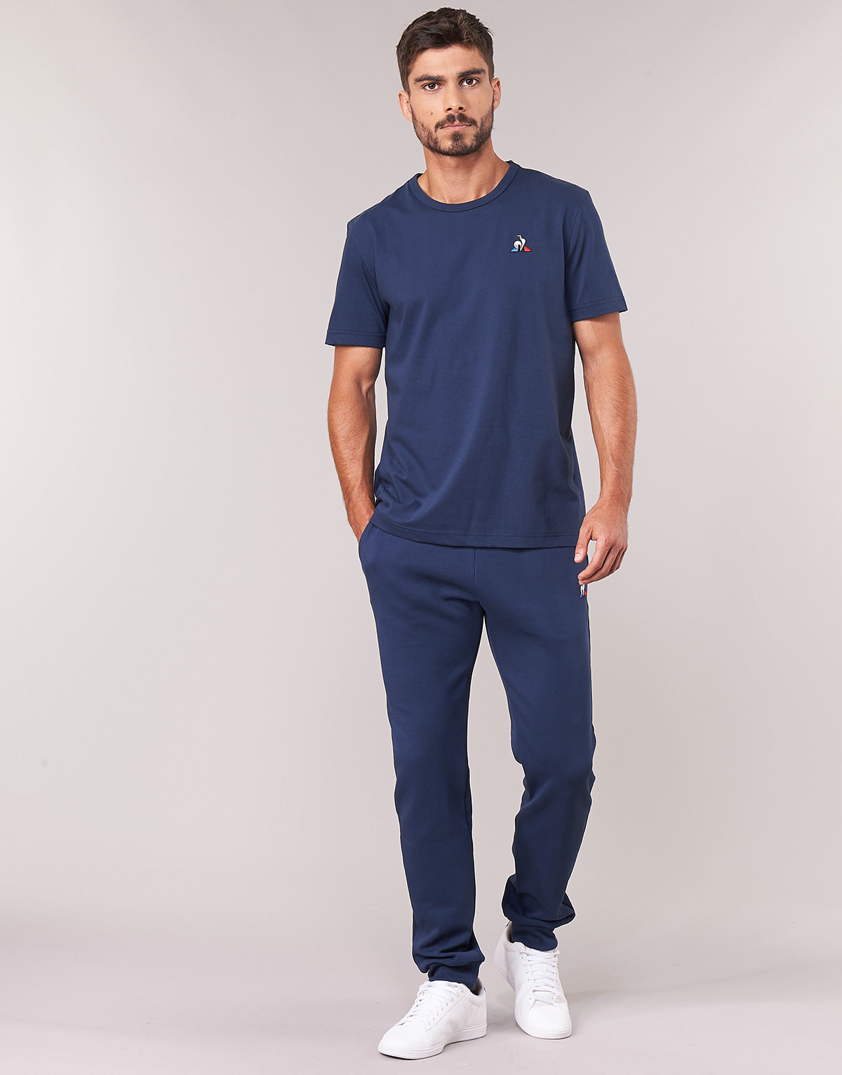 Pantaloni Sportivi Uomo Le Coq Sportif  ESS PANT SLIM N°1 M  Blu