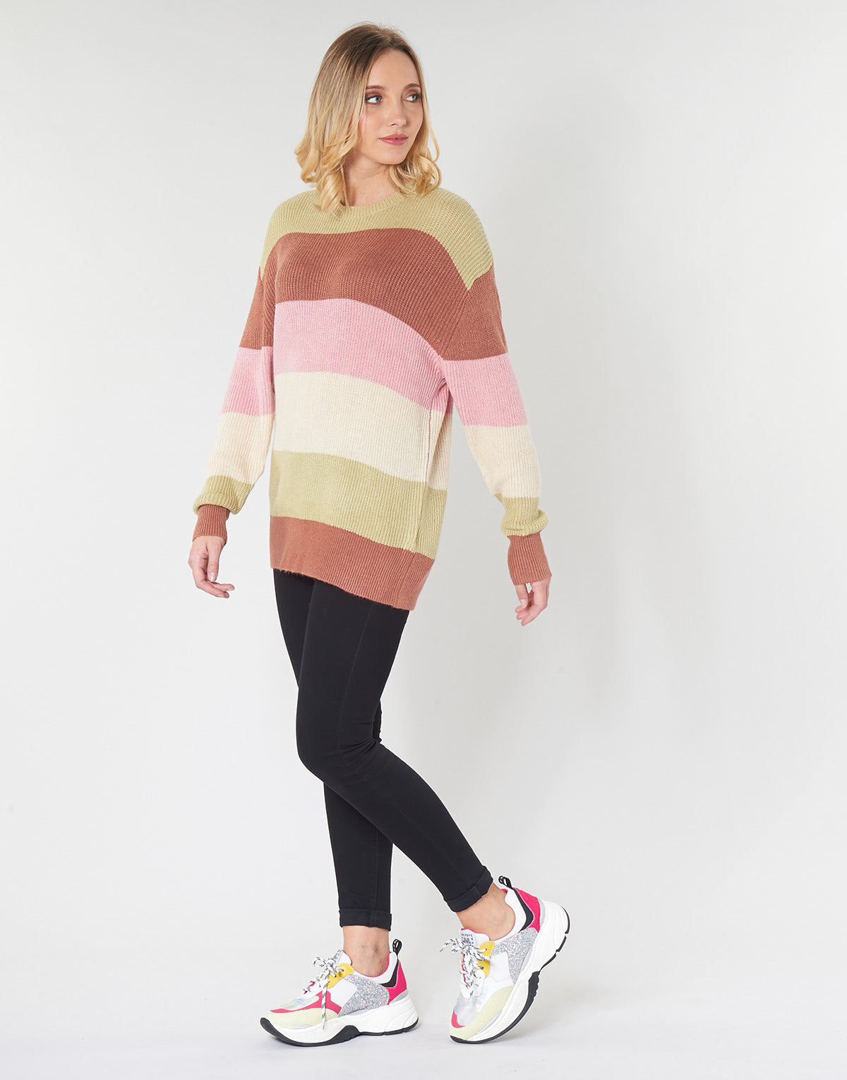 Maglione Donna Billabong  NIGHT OUT  Multicolore