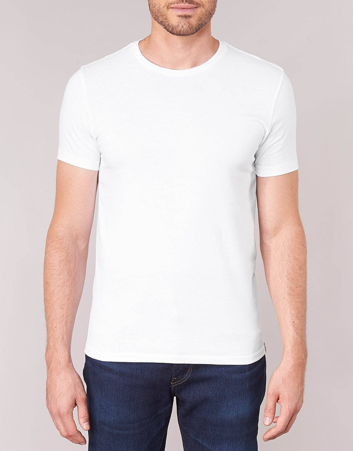 T-shirt Uomo Levis  SLIM 2PK CREWNECK 1  Bianco