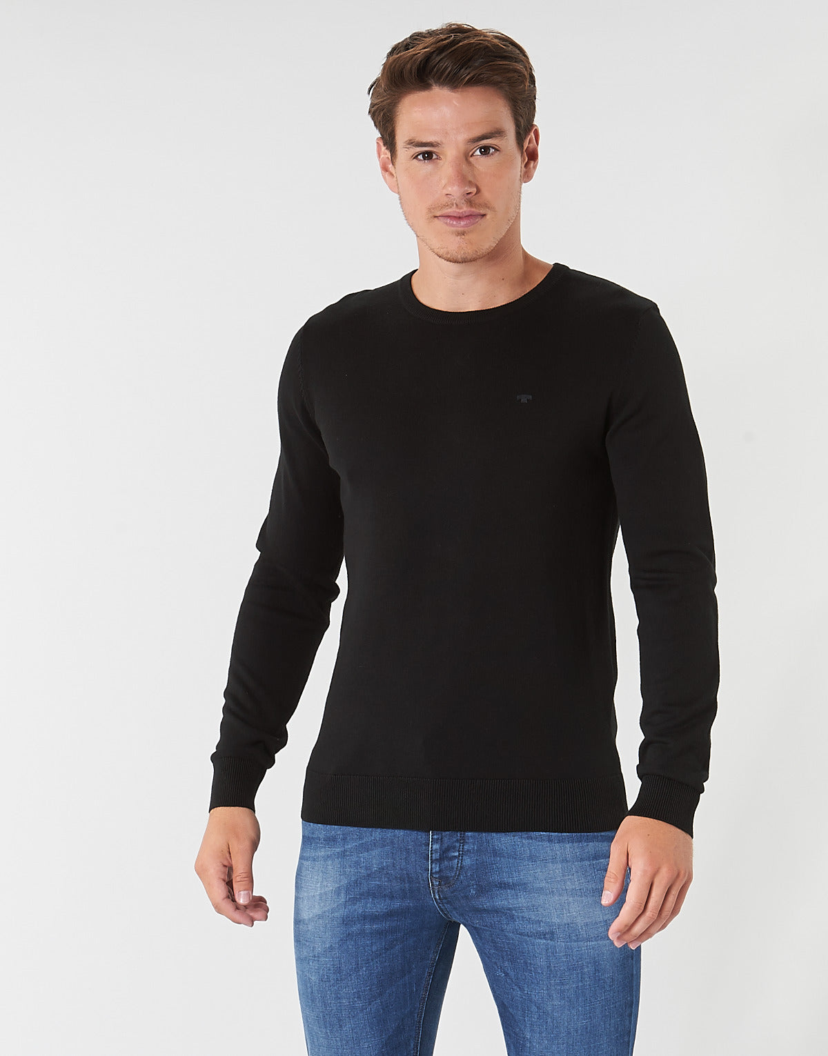 Maglione Uomo Tom Tailor  FLORET  Nero