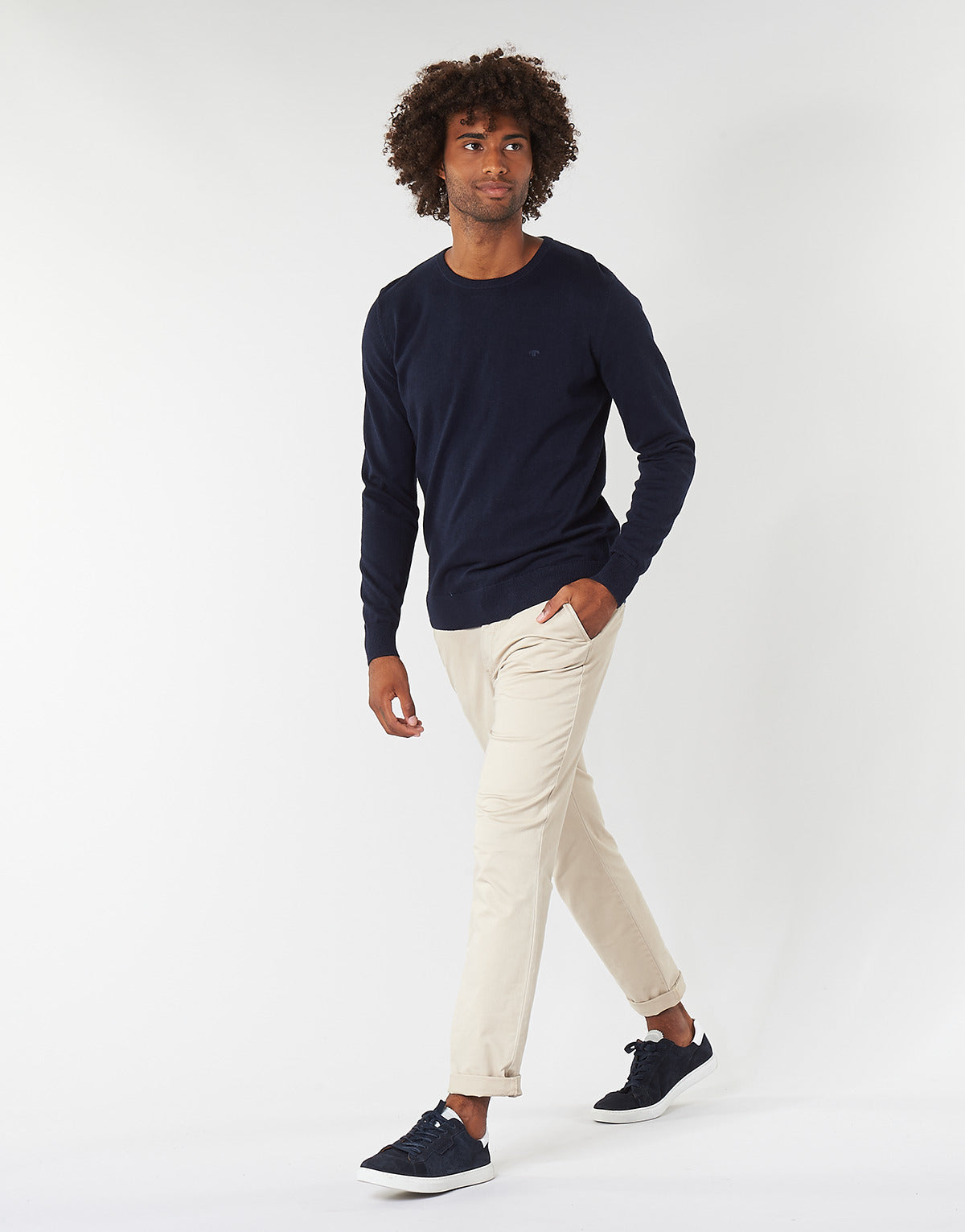 Maglione Uomo Tom Tailor  FLORET  Blu