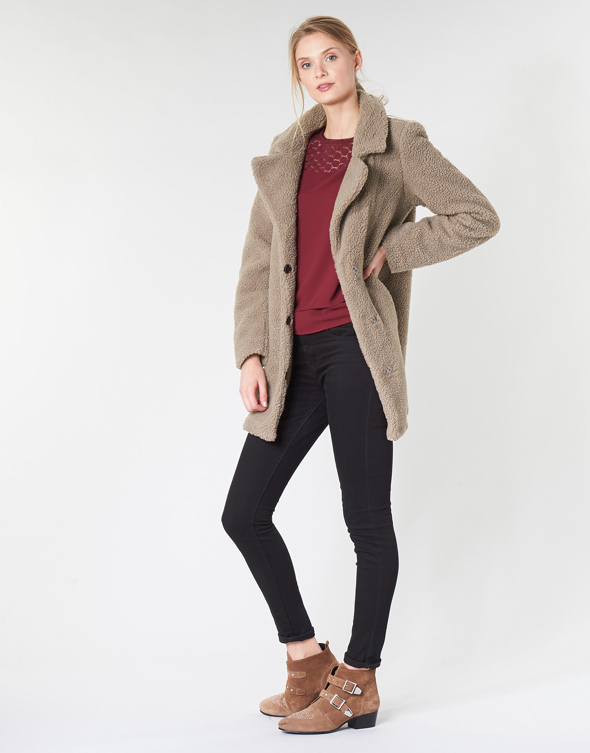 Mantella Donna Vero Moda  VMZAPPA  Beige