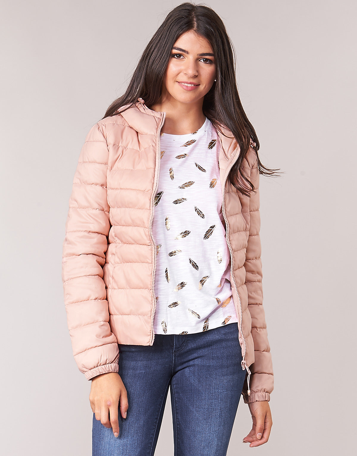 Piumino Donna Only  ONLTAHOE  Rosa