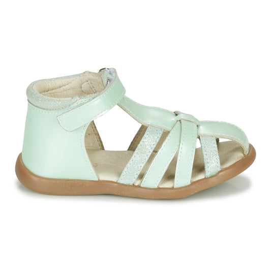 Sandali bambini ragazza GBB  AGRIPINE  Verde