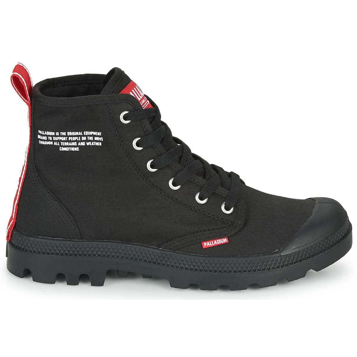 Sneakers alte Donna Palladium  PAMPA HI DU C  Nero