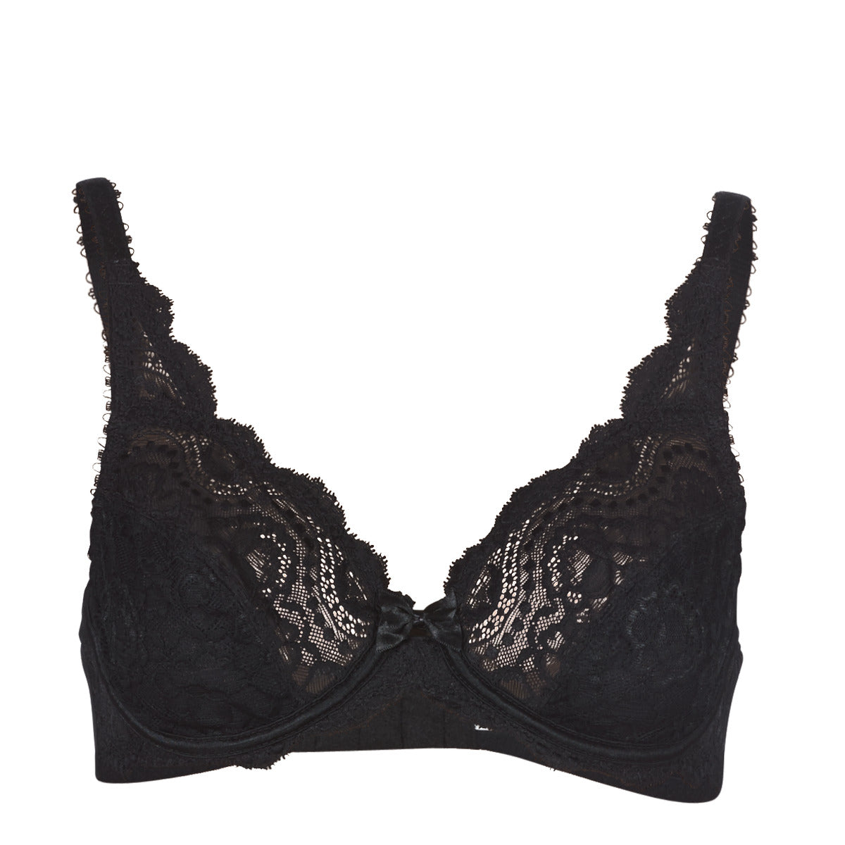 Non imbottito Donna PLAYTEX  FLOWER ELEGANCE  Nero