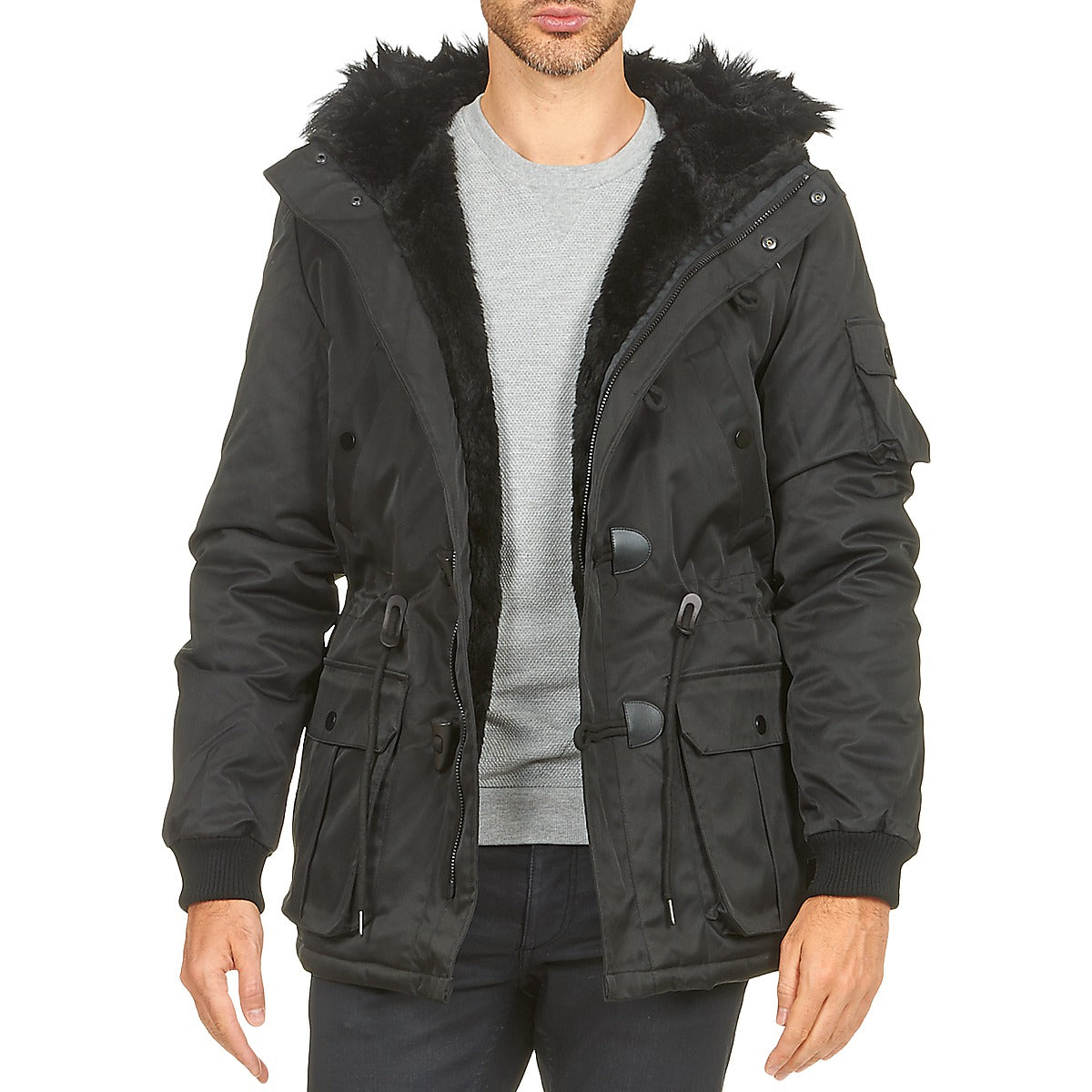 Parka Uomo Eleven Paris  MAURIZ  Nero