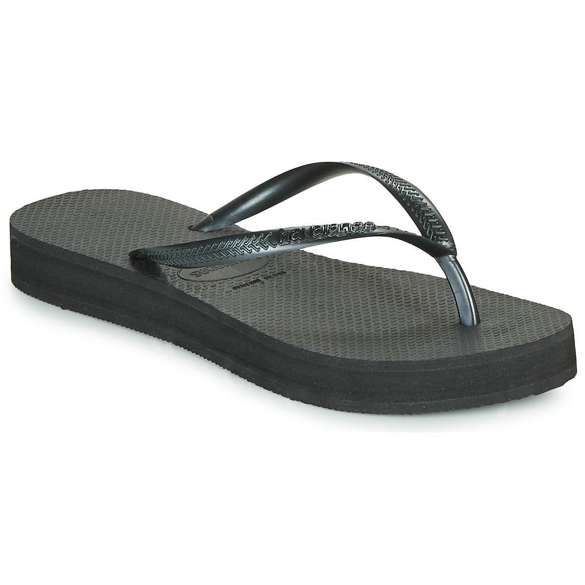 Infradito Donna Havaianas  SLIM FLATFORM  Nero