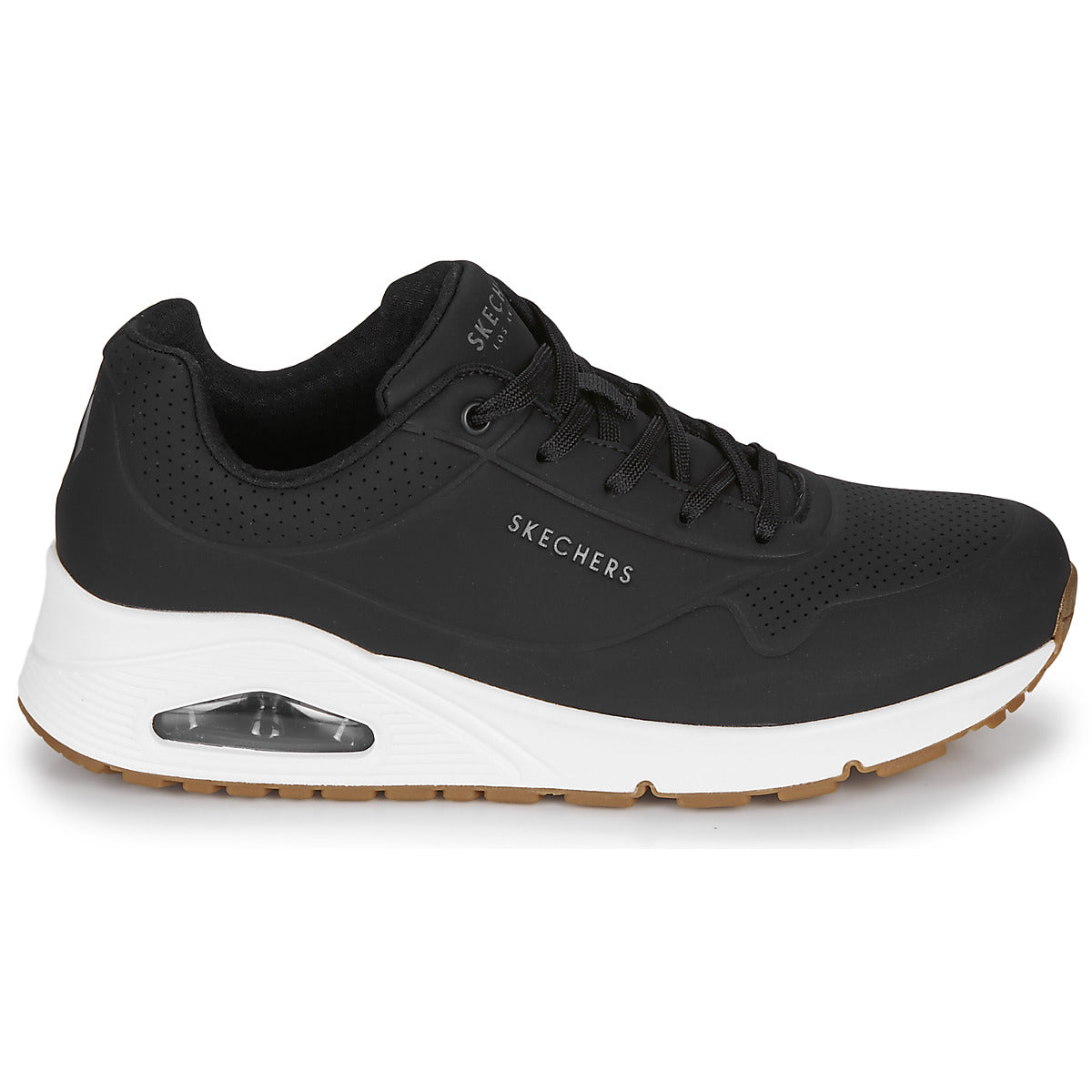 Sneakers basse Donna Skechers  UNO STAND ON AIR  Nero