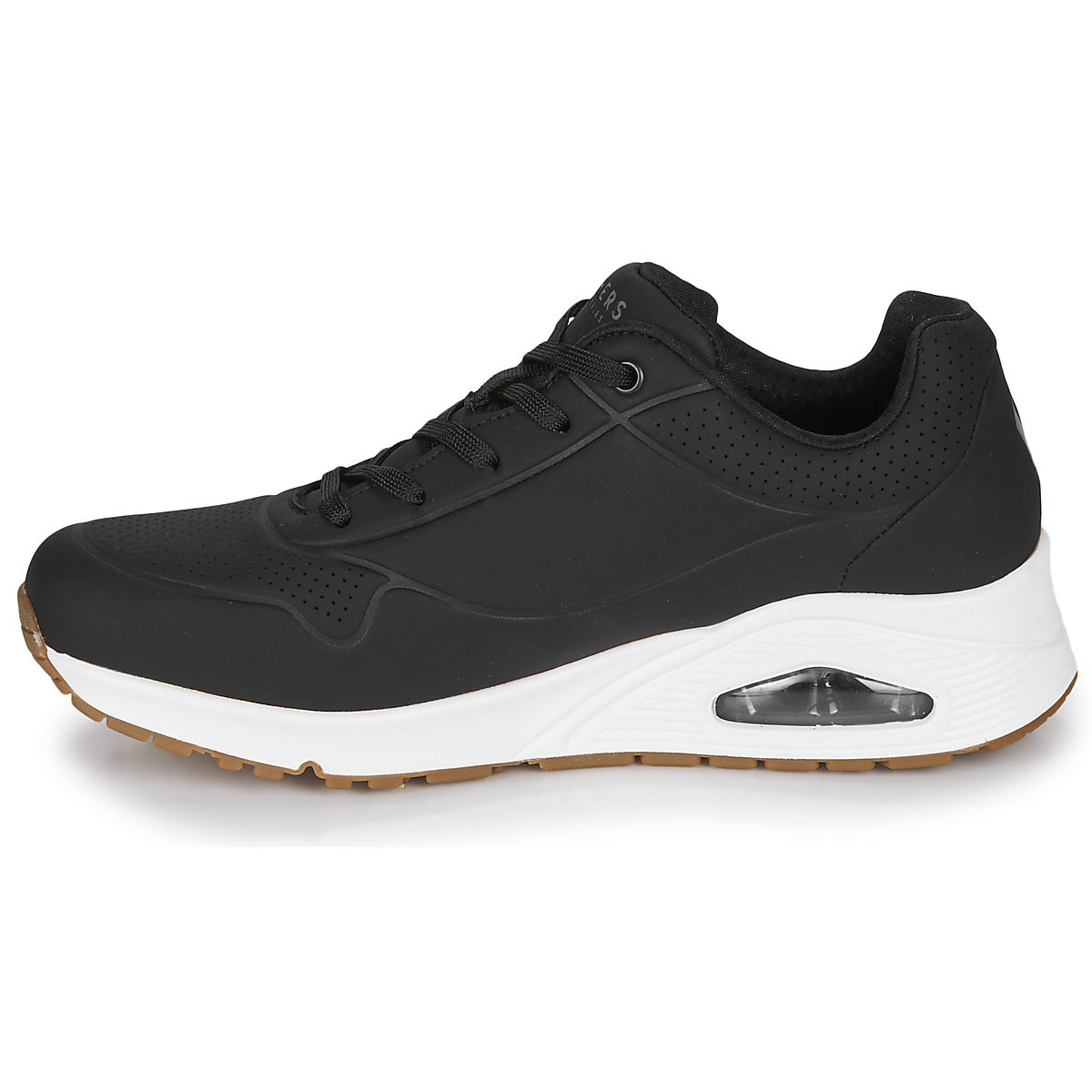 Sneakers basse Donna Skechers  UNO STAND ON AIR  Nero