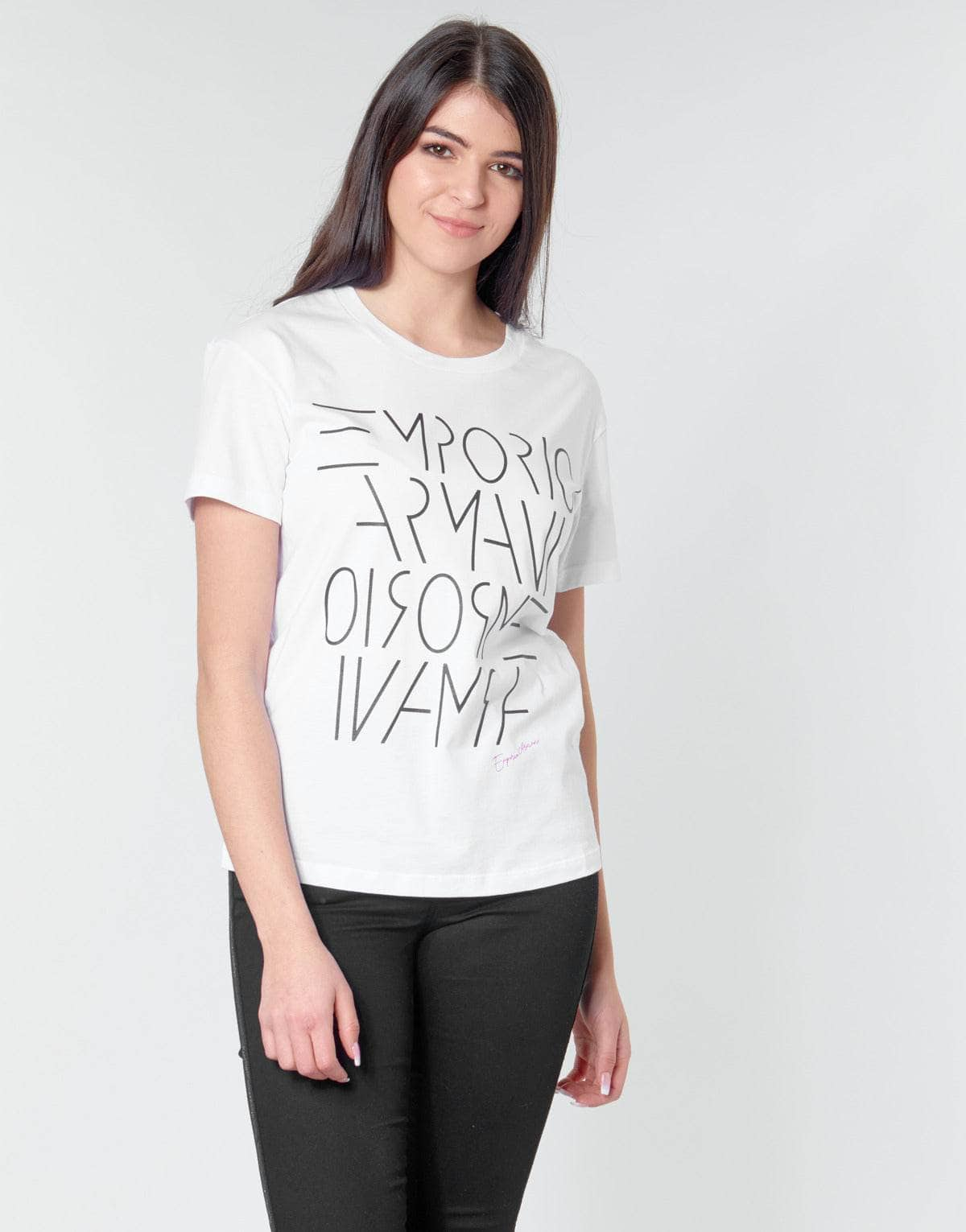 T-shirt Donna Emporio Armani  DONOVANN  Bianco