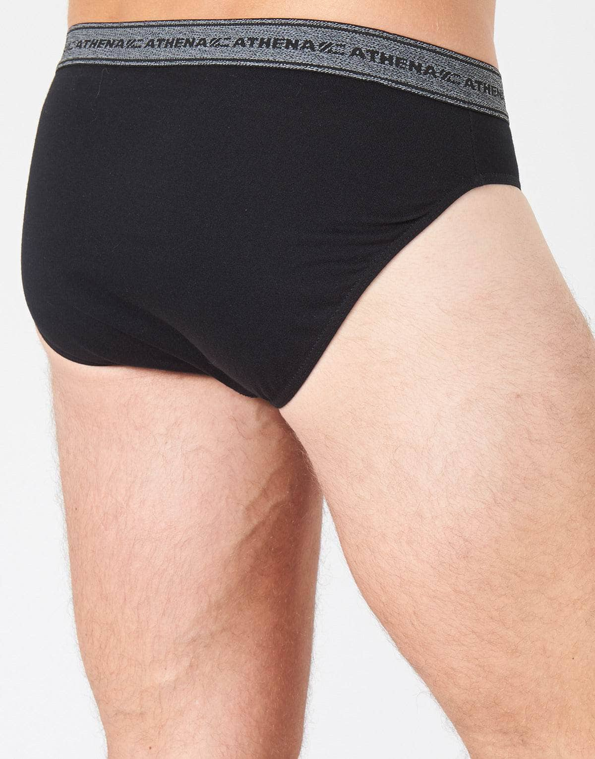 Slip Uomo Athena  BASIC COTON  Nero