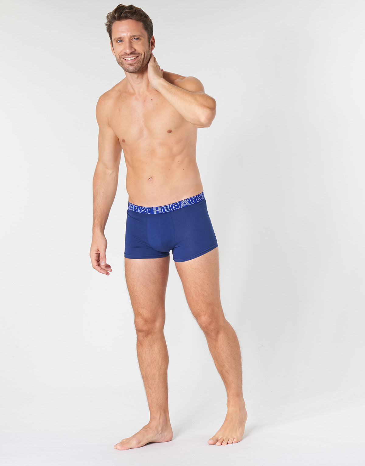 Boxer Uomo Athena  BASIC COLOR  Blu